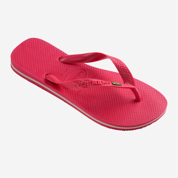 Iconic Brazil Slippers (Pink)