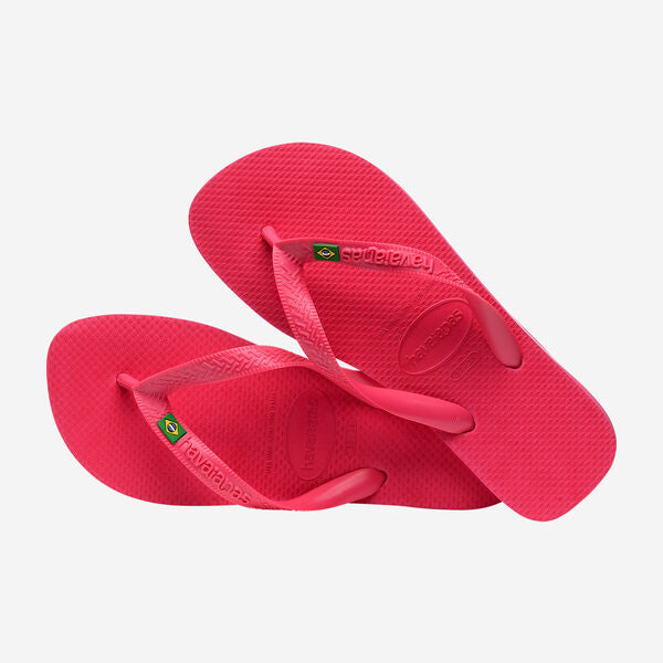 Iconic Brazil Slippers (Pink)